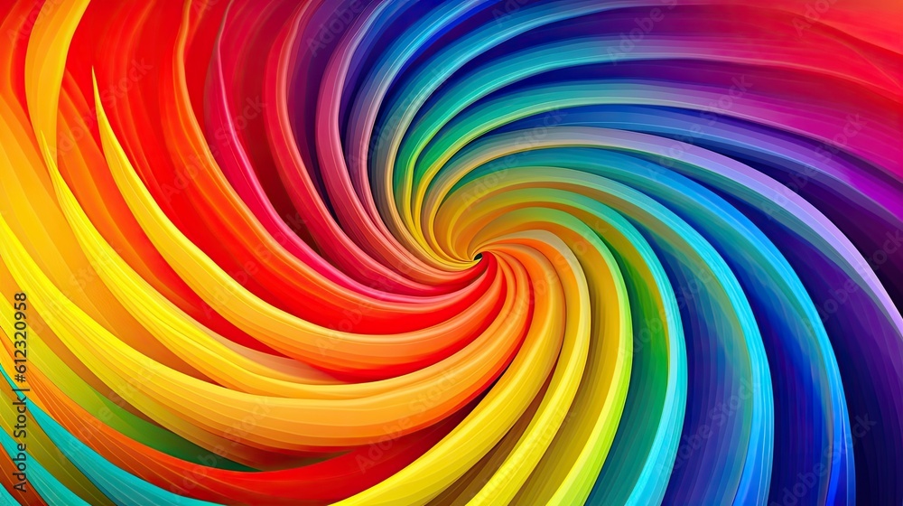 rainbow-colored abstract background Gay pride and LGBT movement flag concept. Bright and dynamic multi-colored background in 4k resolution. Vibrant colors. Copy space.Generated with AI.