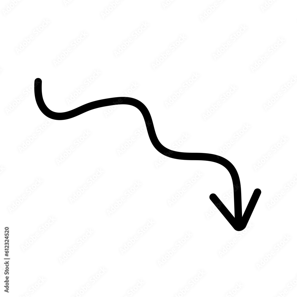 Abstract Line Arrow