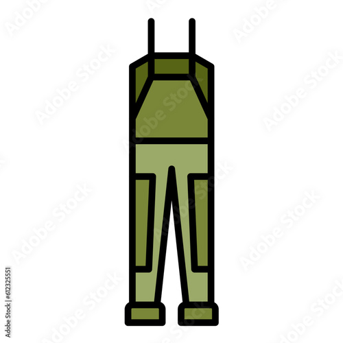 Waders Line Color Icon