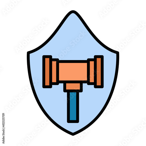 Legal Line Color Icon