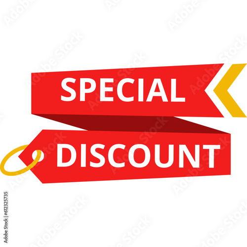 Sale promotion tag banner label