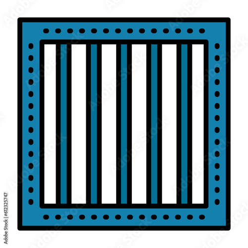 Prison Line Color Icon