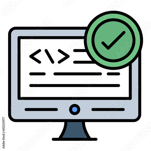 Limited Usability Line Color Icon
