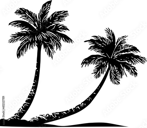 palm tree silhouette