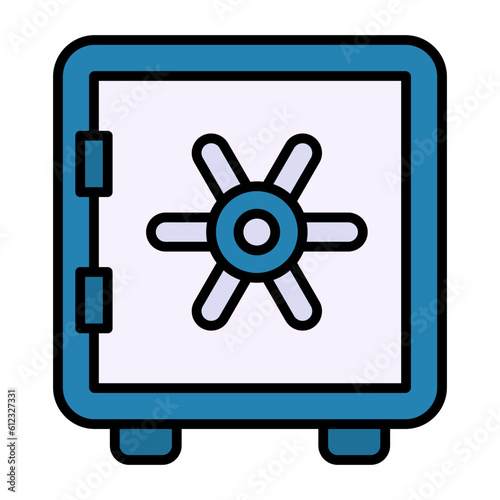 Strongbox Line Color Icon