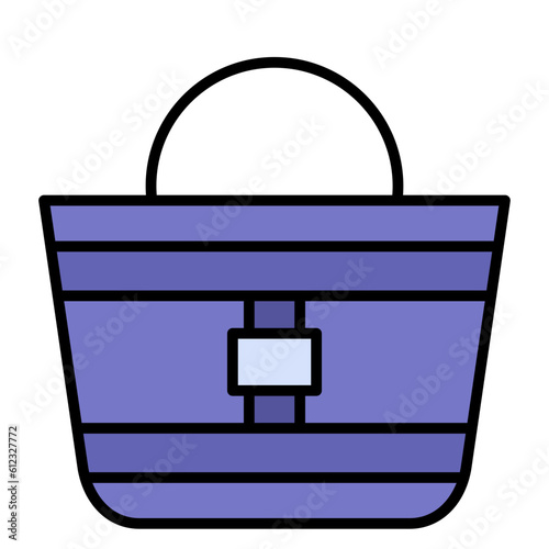 Totebag Line Color Icon