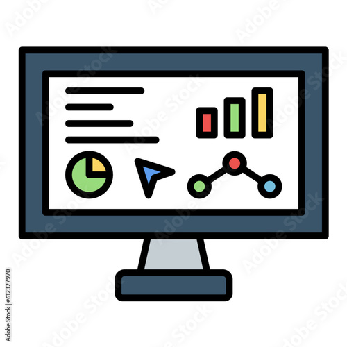 Monitoring Line Color Icon