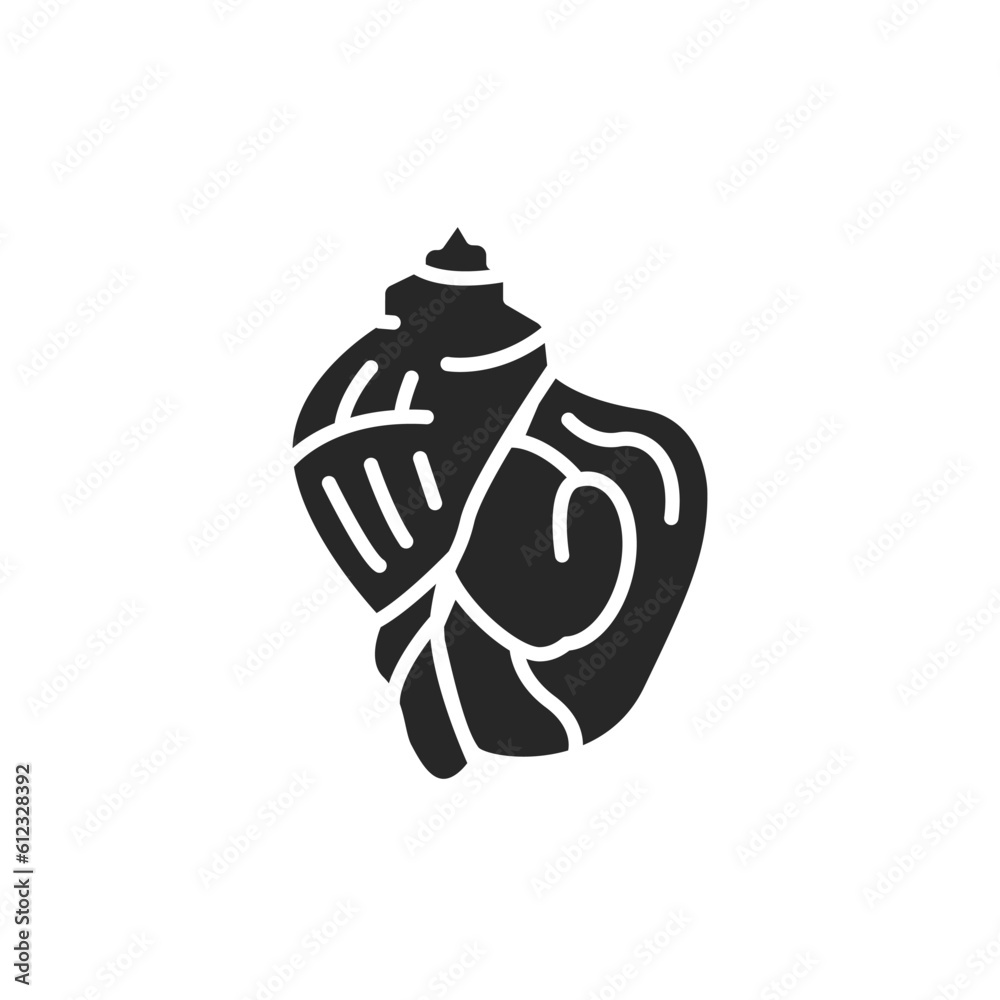 Fototapeta premium Meat rapan color line icon. Pictogram for web page, mobile app, promo.