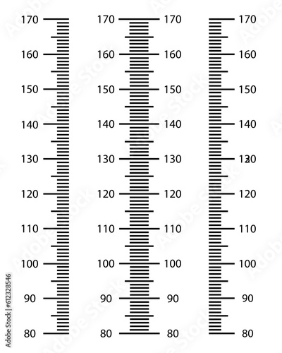 Photography Meter height scale set from 80cm to 170cm