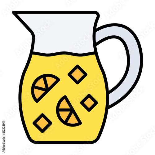 Juice Line Color Icon