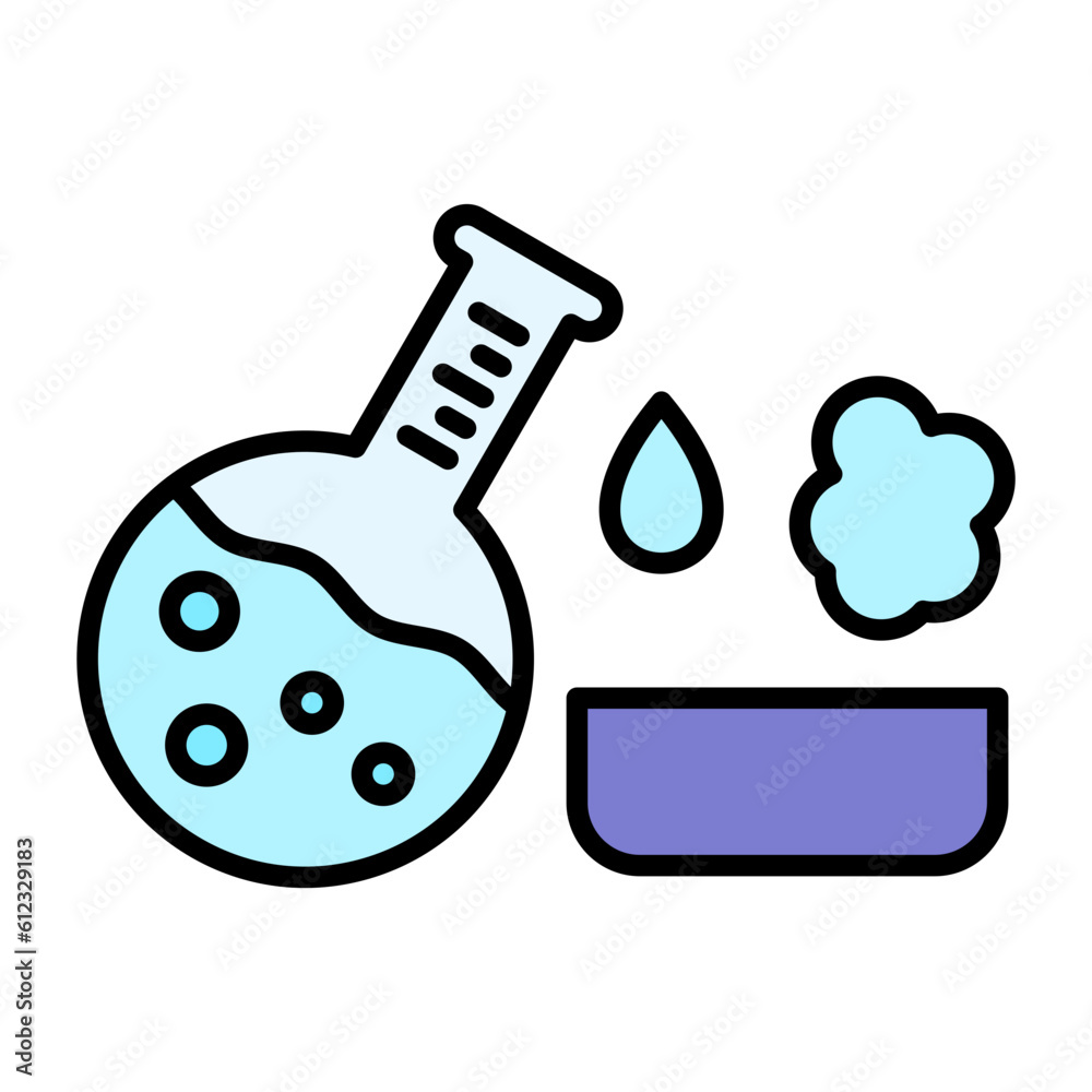 Experiment Line Color Icon Experiment Line Color Icon