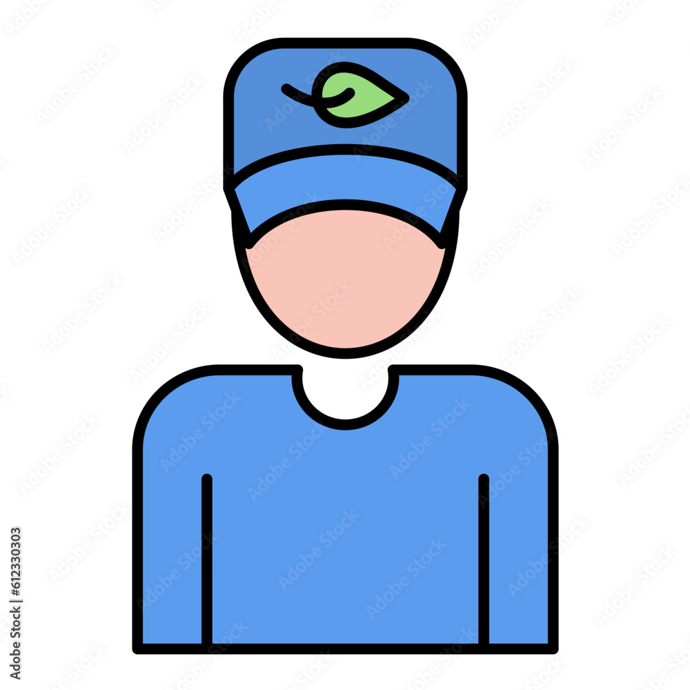 Ecologist Line Color Icon Ecologist Line Color Icon