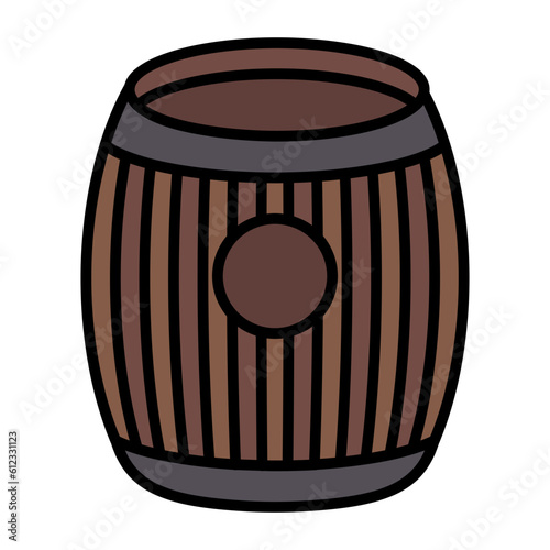 Barrel Line Color Icon