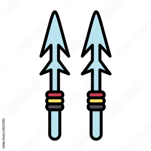 Harpoon Line Color Icon