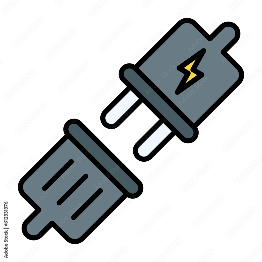 Disconnect Switch Line Color Icon