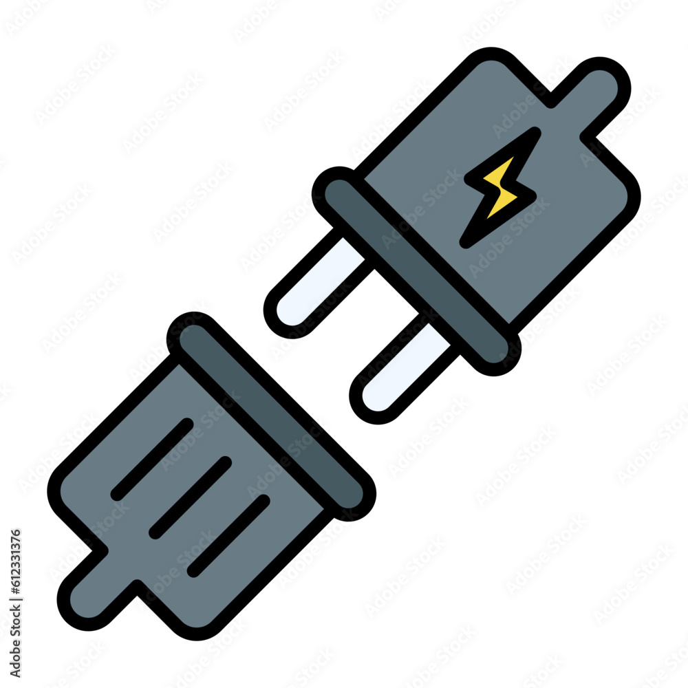 Disconnect Switch Line Color Icon Disconnect Switch Line Color Icon