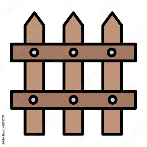 Fence Line Color Icon
