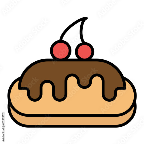 Eclair Line Color Icon