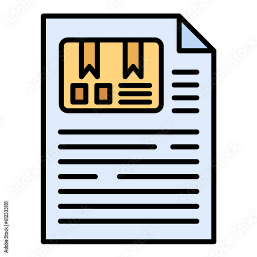 Delivery Note Line Color Icon