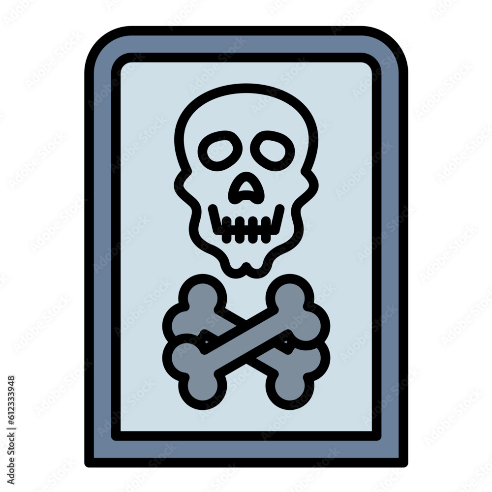 Death Line Color Icon Death Line Color Icon