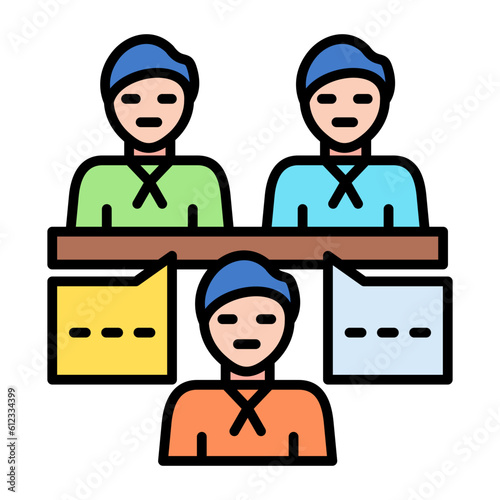 Discussion Line Color Icon