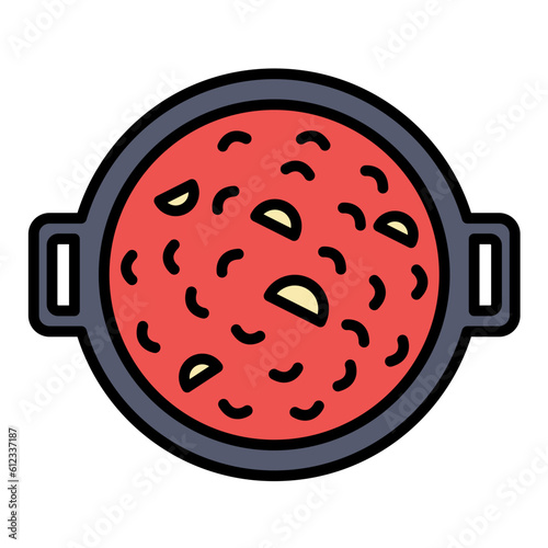 Borscht Line Color Icon