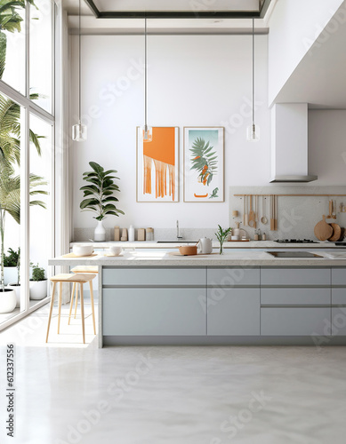 modern kitchen interior
