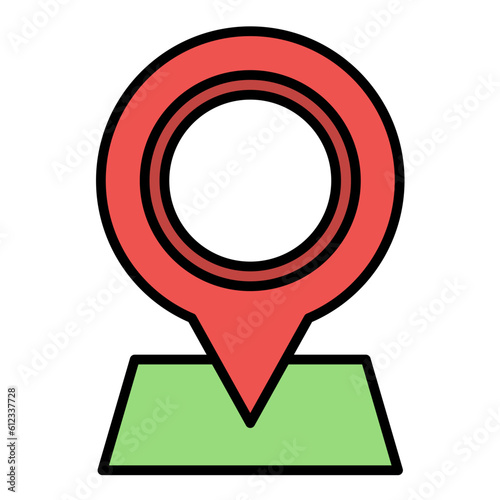 Location Line Color Icon