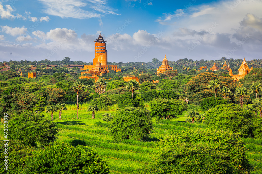 Bagan, Myanmar with Ancient Temples