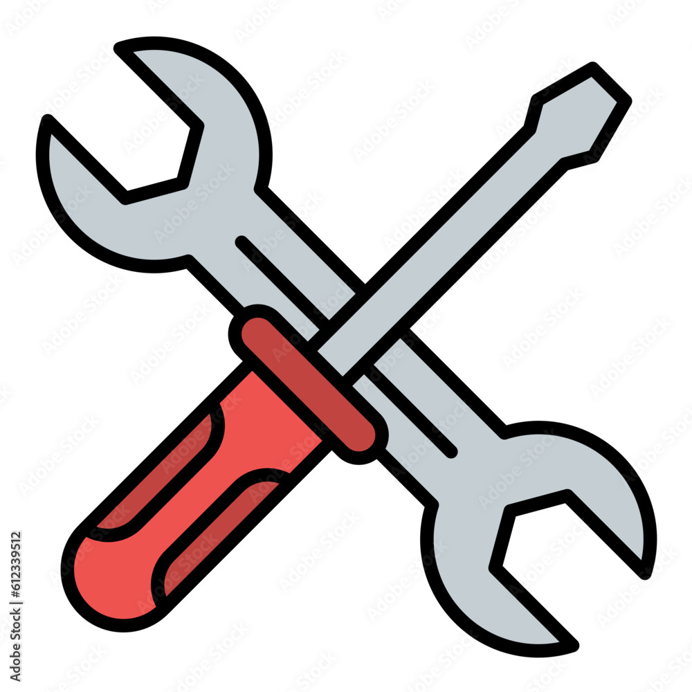 Maintenance Line Color Icon Maintenance Line Color Icon