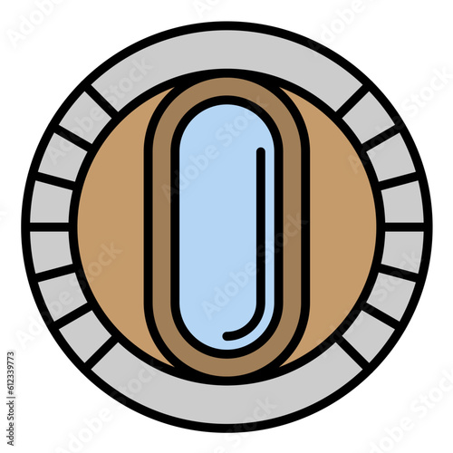 Velodrome Line Color Icon
