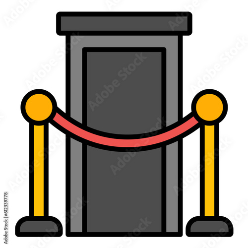 Ceremony Line Color Icon