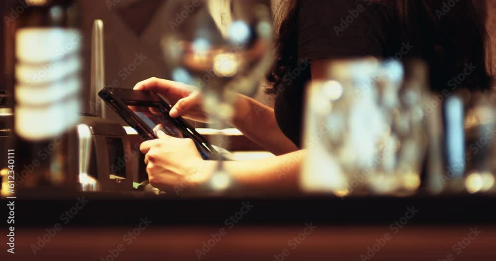 Cashier Register At A Pub