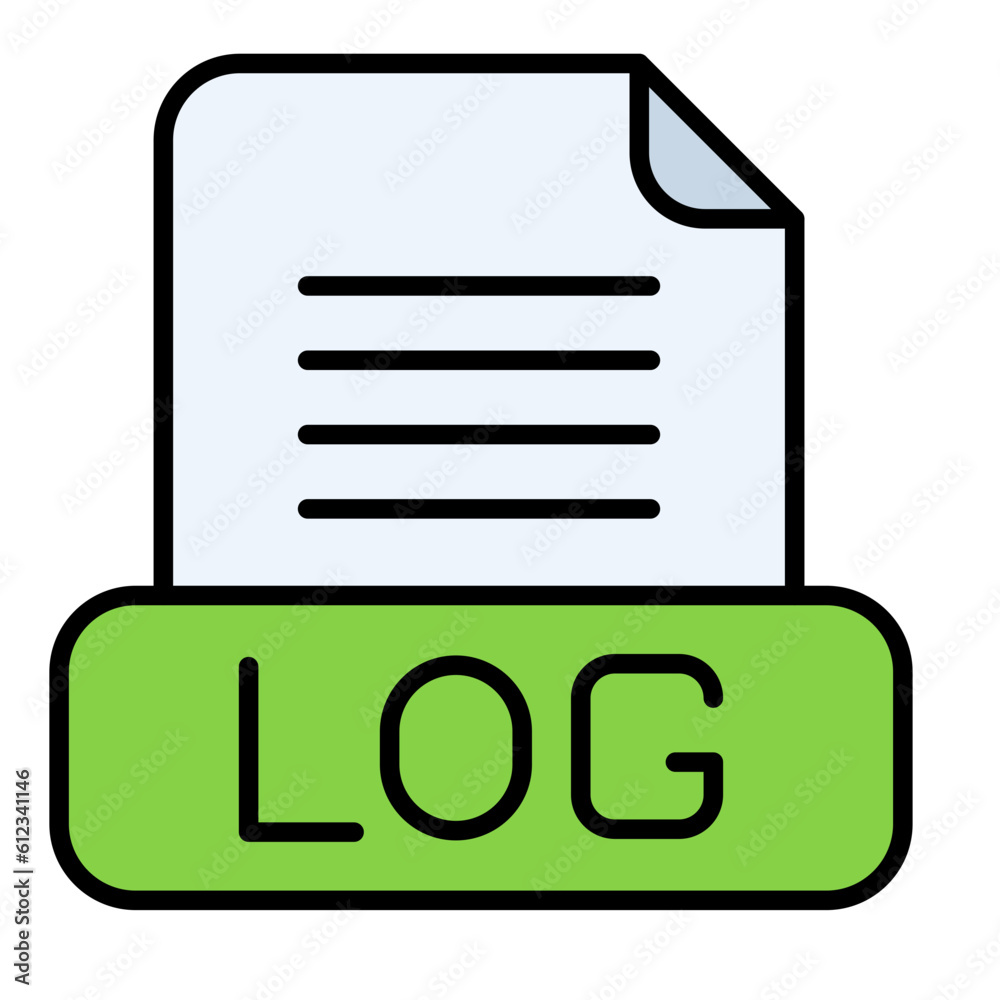 Logs Line Color Icon Logs Line Color Icon