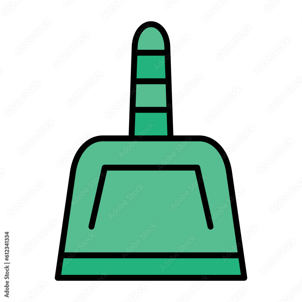 Dust Pan Line Color Icon Dust Pan Line Color Icon