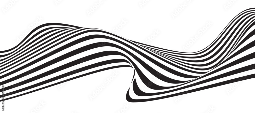 abstract black and white wave background abstract black and white wave background