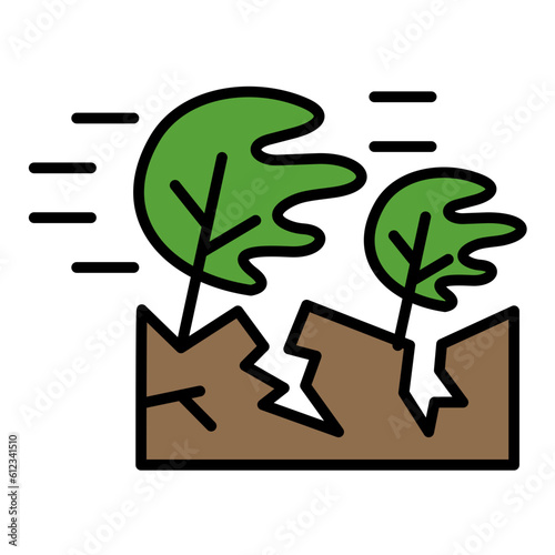 Disaster Line Color Icon