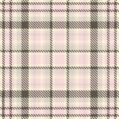 Tartan vector background of pattern texture fabric with a seamless check textile plaid.