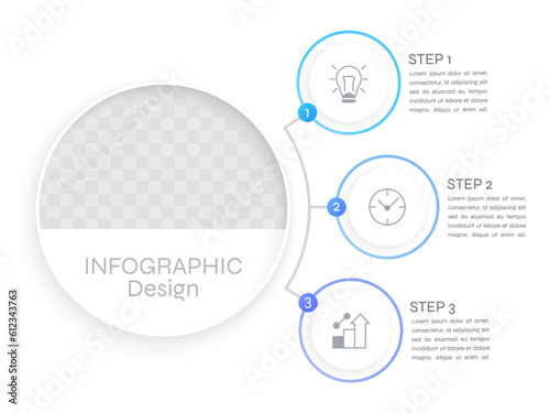Productivity growth ways infographic chart design template. Editable infochart with icons. Instructional graphics with 3 step sequence. Visual data presentation. Syne Regular font used