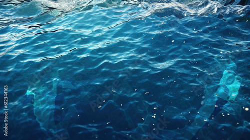 ocean water background. Generative Ai © Putra