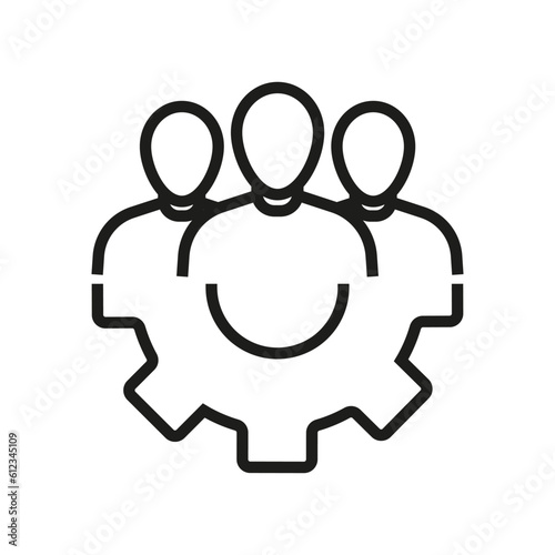 Simple design business man icon.