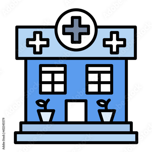 Clinic Line Color Icon