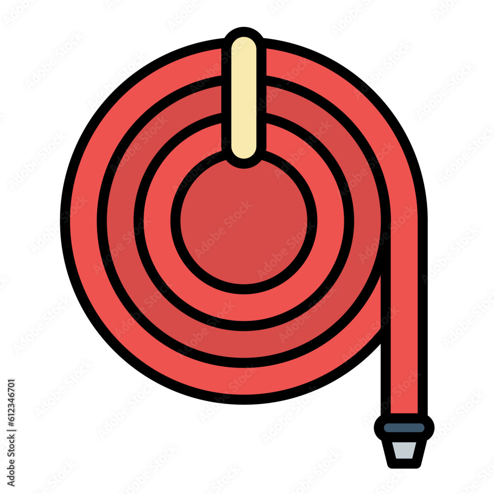 Hose Line Color Icon Hose Line Color Icon