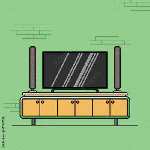 Living room illustration