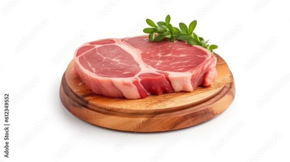 raw meat on a cutting board