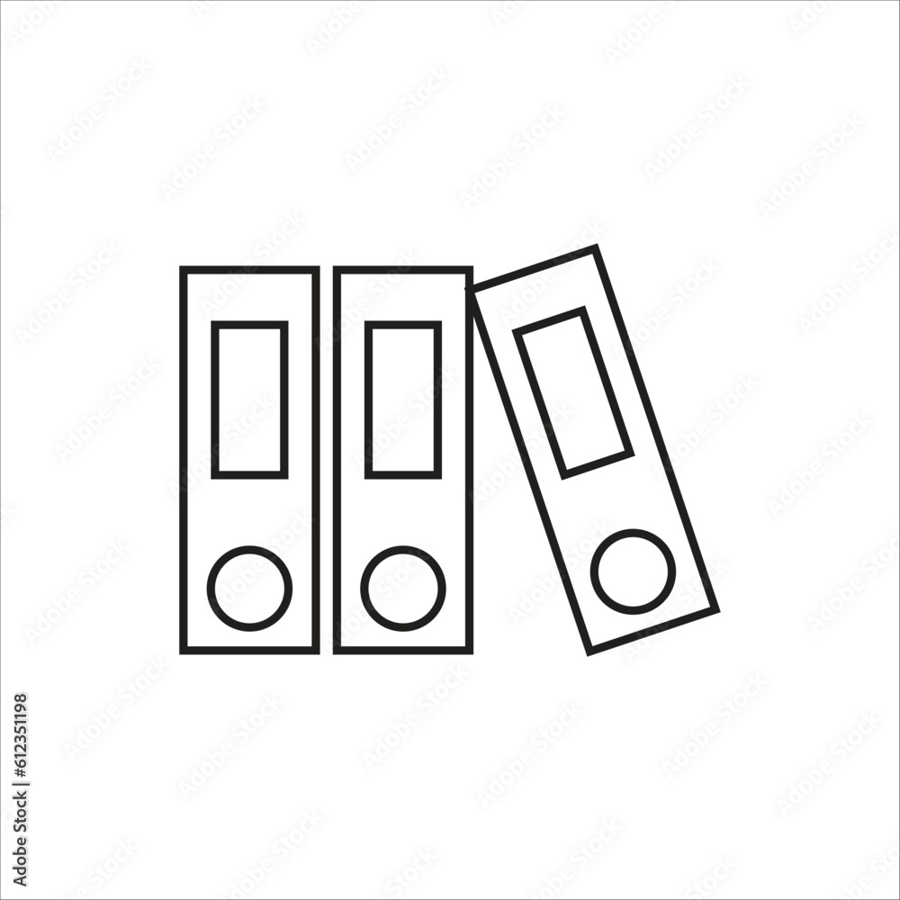 binder icon vector template logo binder icon vector template logo