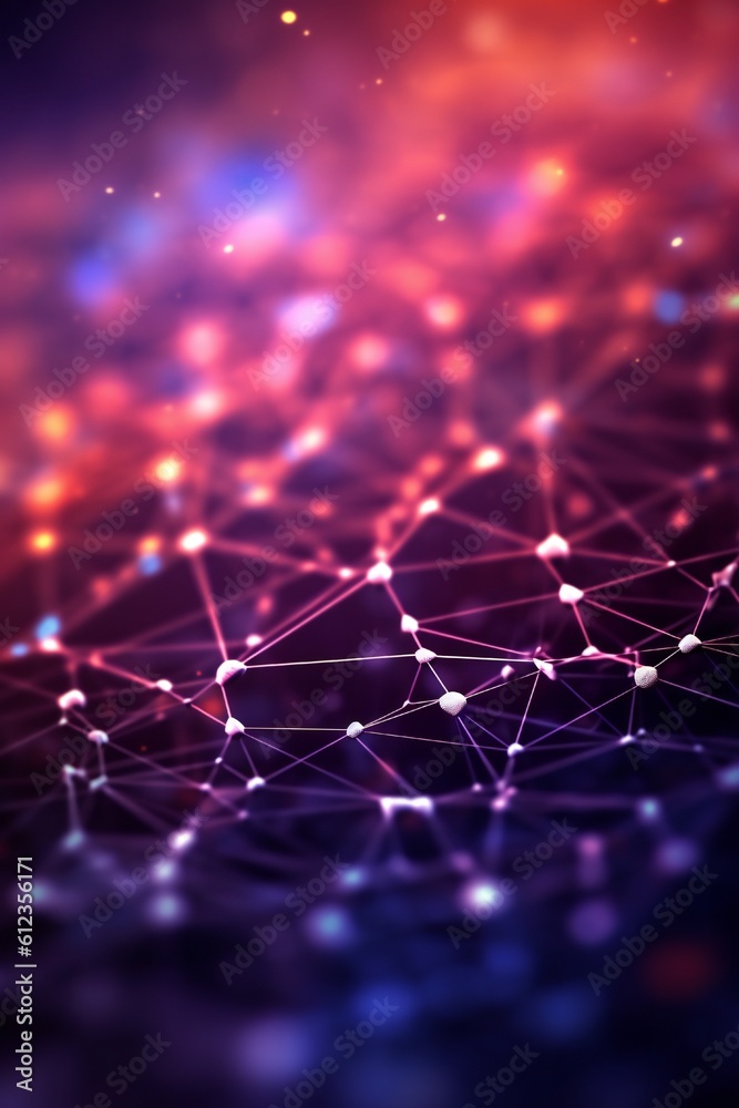 Network brain cells connections abstract background closeup wallpaper Generative AI Network brain cells connections abstract background closeup wallpaper Generative AI