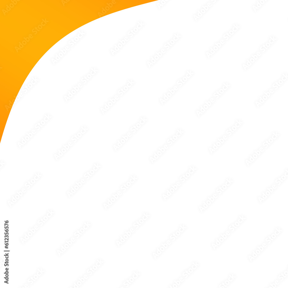 white frame and orange corner white frame and orange corner