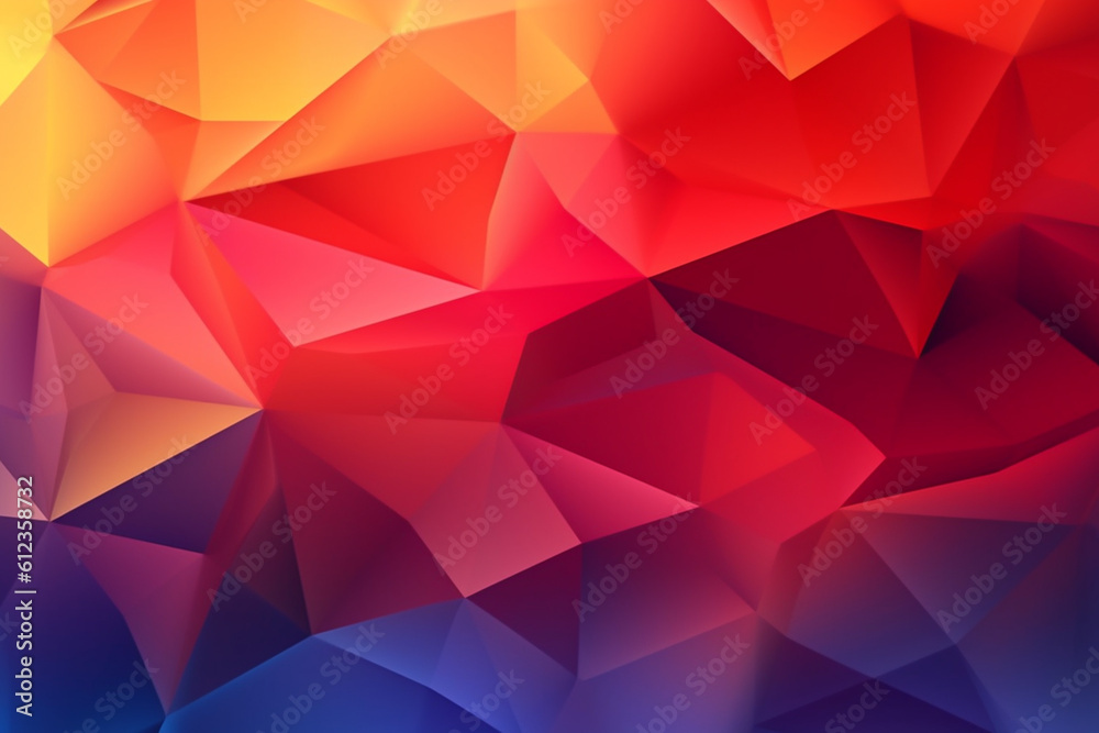 Fototapeta premium 3D rendering abstract colorful visual background banner or wallpaper