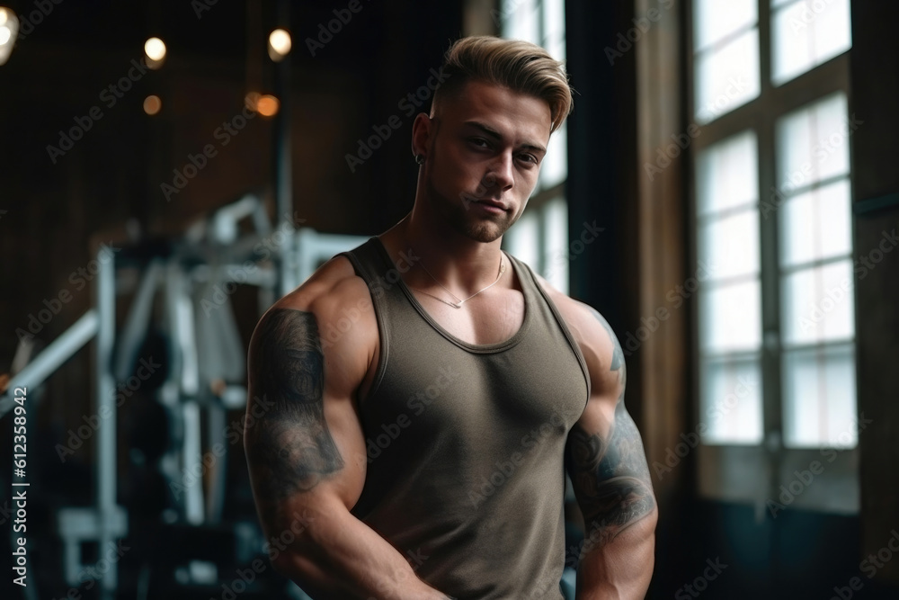 Redefining Limits: American Bodybuilder's Training for Greatness. Generative AI Redefining Limits: American Bodybuilder's Training for Greatness. Generative AI